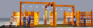 Trend booth rendering