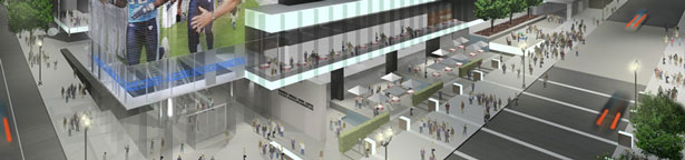 rendering of trade center site