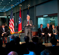 Trade center press conference