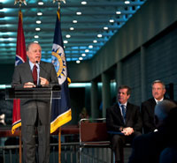 Trade center press conference