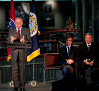 Trade center press conference