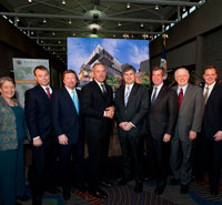 Trade center press conference