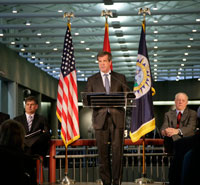 Trade center press conference