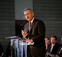 Trade center press conference