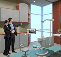 Project Rendering - Interior of trade center