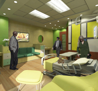 Project Rendering - Interior of trade center