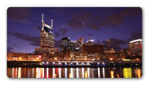 City of Nashville skyline at night
